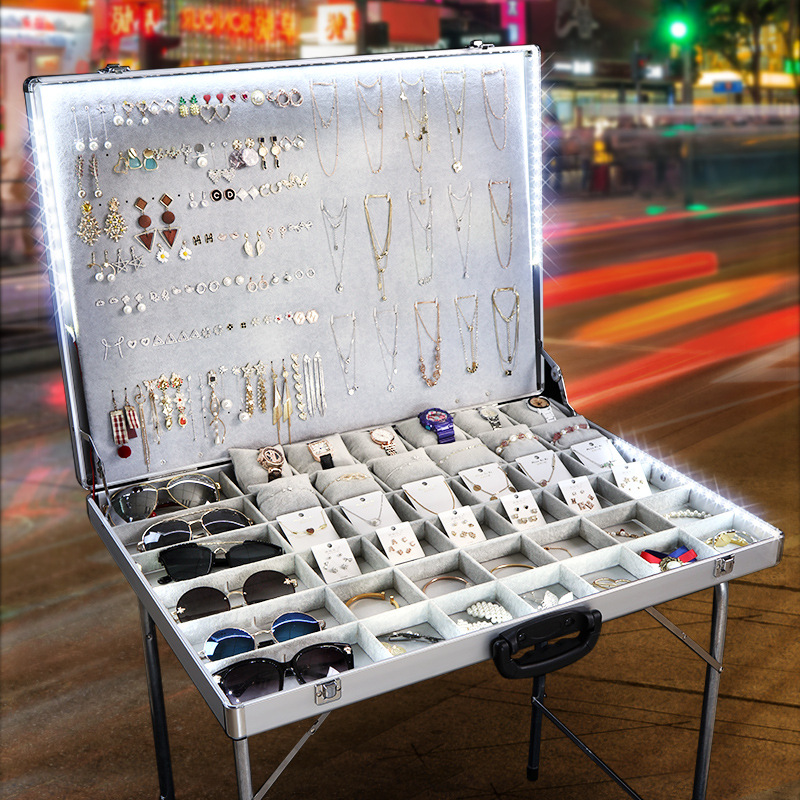 夜市地摊架子摆货架展示架桌子一秒收摊地摊架子折叠摆摊