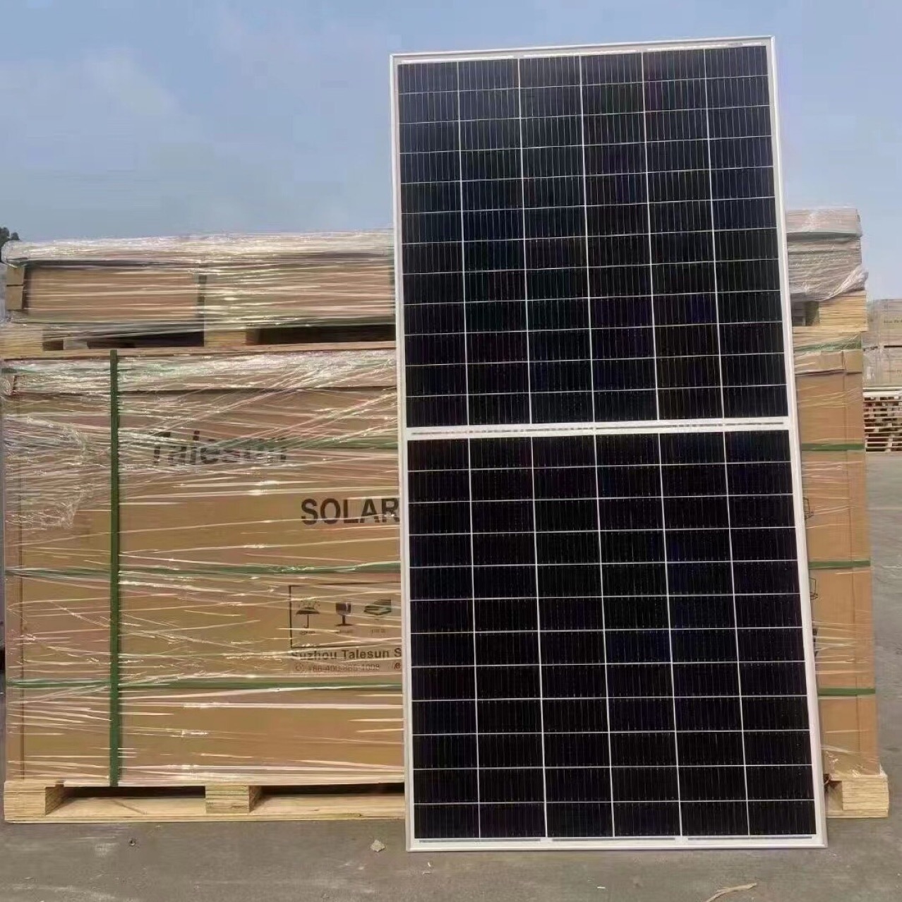 天合660w n型topcon双面双玻太阳能光伏板 太阳能高效电池板现货