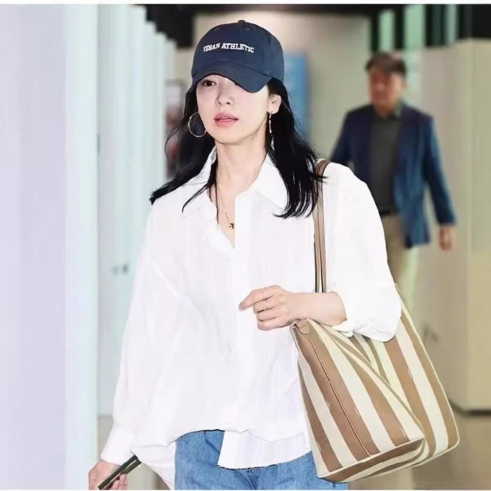 现 宋慧乔同款衬衫韩国东大门宽松气质慵懒风薄款衬衣防晒衫女