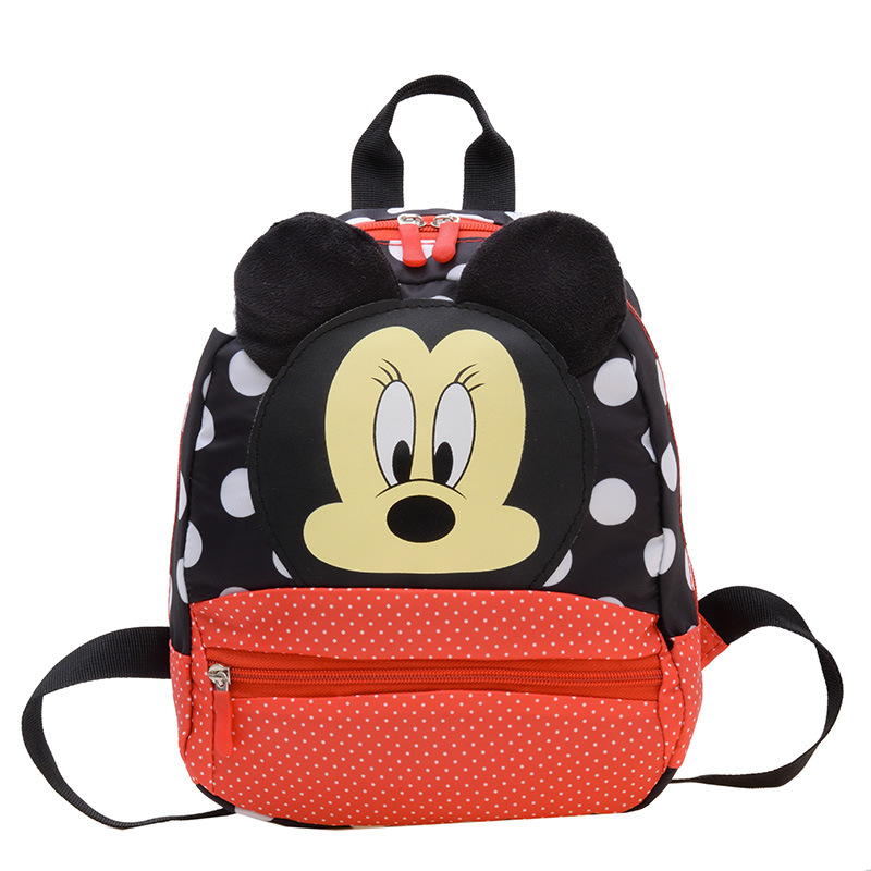 New Children's Bags Cartoon Mickey Girl Kindergarten Backpack Casual Cute 3-7 Years Old Girl Backpack