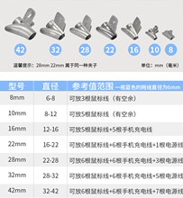 C4WB新型阻燃PE理线管束线缠绕集线包电脑网源线收纳整配保护