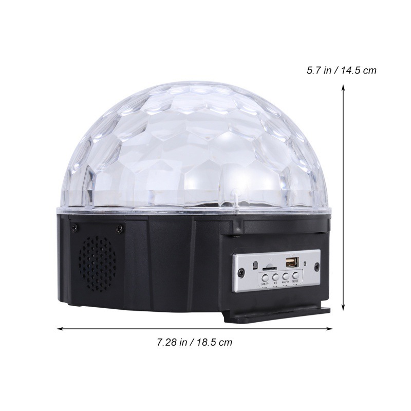 New Bluetooth MP3 Magic Ball Light Rechargeable Magic Ball Wireless Remote Control Send U Disk with Remote Control Battery Optional Hot