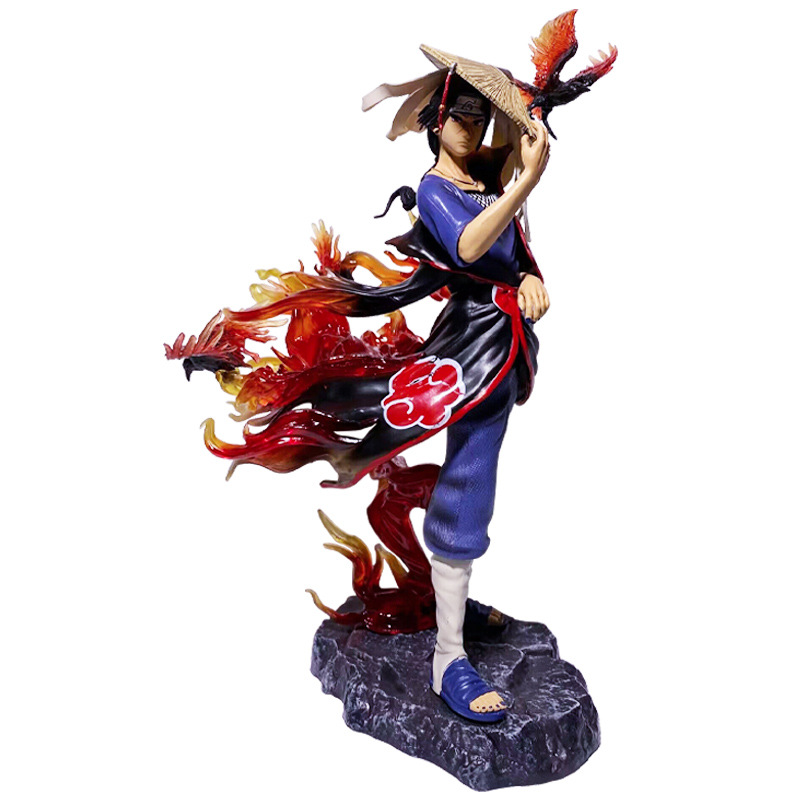 火影忍者系列 mrj 宇智波 鼬 乌鸦鼬 雕像手办摆件模型-阿里巴巴