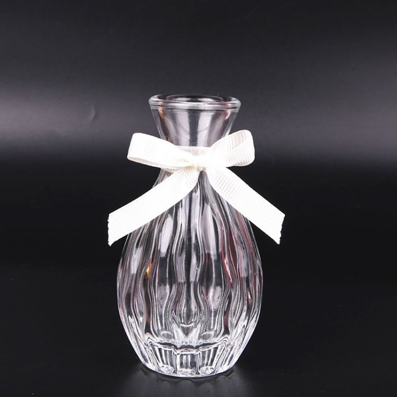 香薰瓶子无火瓶空瓶玻璃小瓶子藤条瓶厕所卧室摆件香水精油香氛瓶