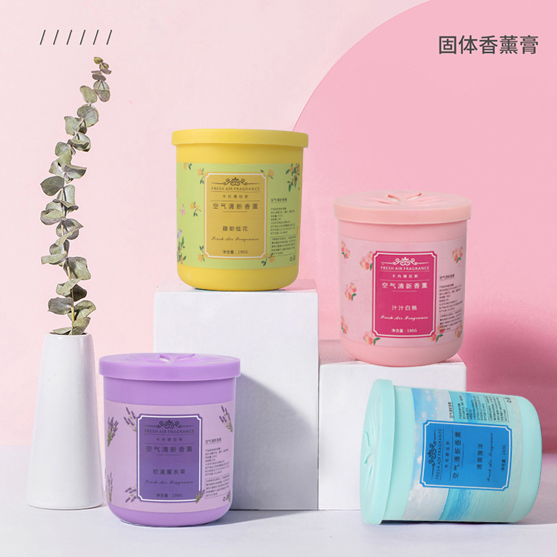 Auto Perfume Solid Balm Deodorant Car Ornaments Car Aromatherapy Long-Lasting Light Perfume Air Freshing Agent