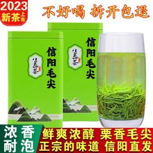 信阳毛尖2023新茶明前浓香型毛尖茶叶春茶特级绿茶嫩芽散装罐装