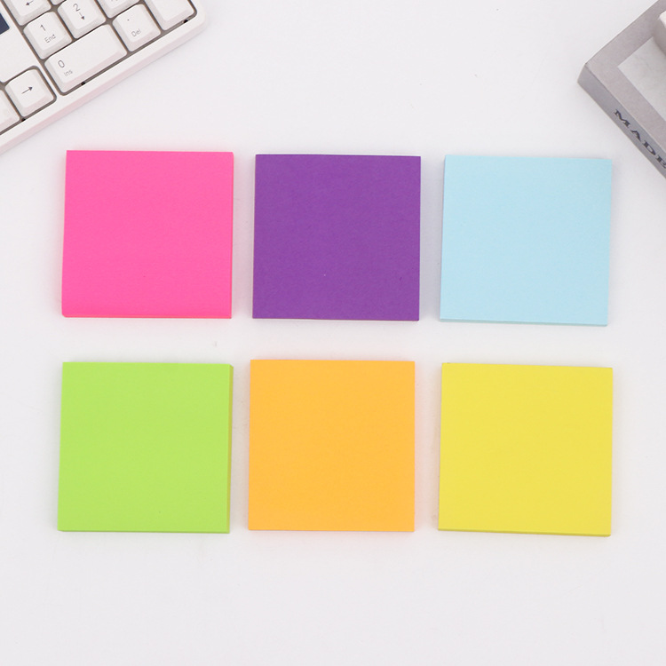 color fluorescent note sticker office index stickers student tearable super sticky note paper takeaway notes left sticky notes