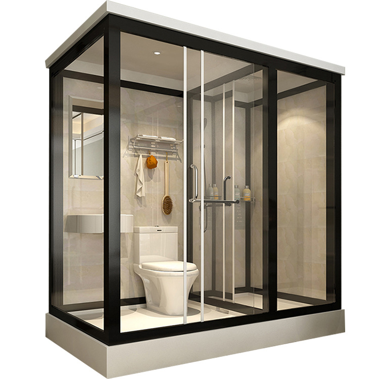 整体淋浴房一体式卫生间干湿分离沐浴洗澡房集成卫浴农村家用浴室