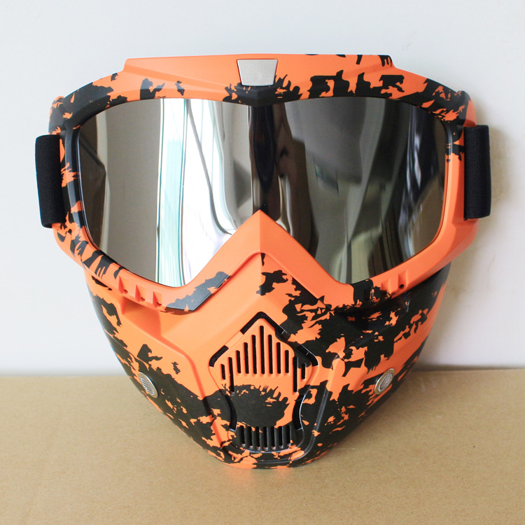 Outdoor Sports Bicycle Glass Eye Protection Goggles Motorcycle off-Road Helmet Glasses Knight Mask Spot Cross-Border