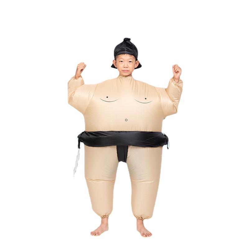 充气服装相扑跨境成人儿童胖子万圣节学校圣诞节年会装扮搞笑道具