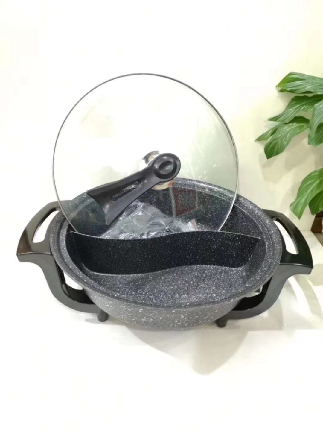 米格海底捞麦饭石加厚加深鸳鸯电锅礼品批发电锅电火锅-阿里巴巴