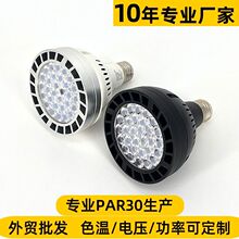 PAR30射灯车铝头45W满天星光源LED带风扇par灯轨道射灯PAR30厂家