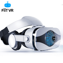 vr眼镜虚拟现实3d手机游戏rv眼睛4d一体机头戴式ar专用头盔风扇款