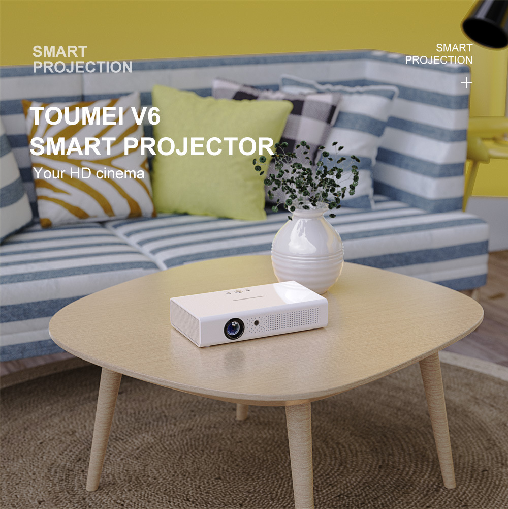 3d投影仪支持1080p高清dlp迷你智能微型投影机便携家用projector