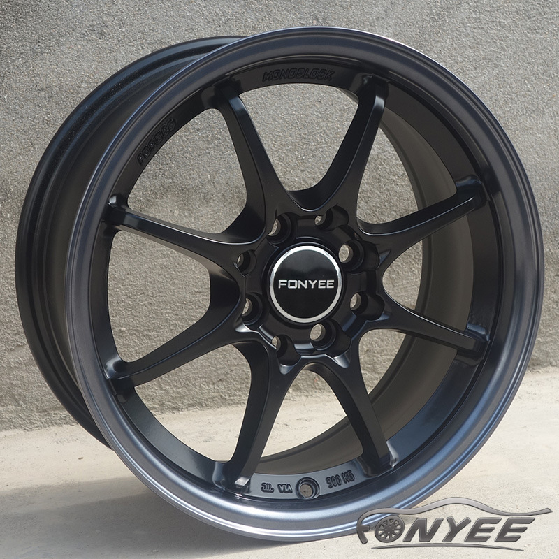 15寸汽车轮毂改装铝合金轮辋适用大众桑塔纳本田飞度丰田威驰风翼