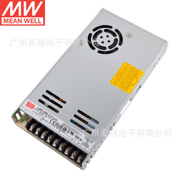明纬mean well lrs-350-3.3 开关电源200w/3.