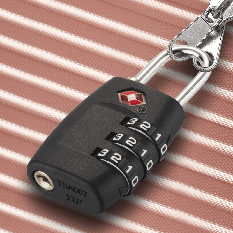 塑料tsa海关密码锁挂锁 tsa出国旅行行李箱拉链锁 tsa335-阿里巴巴