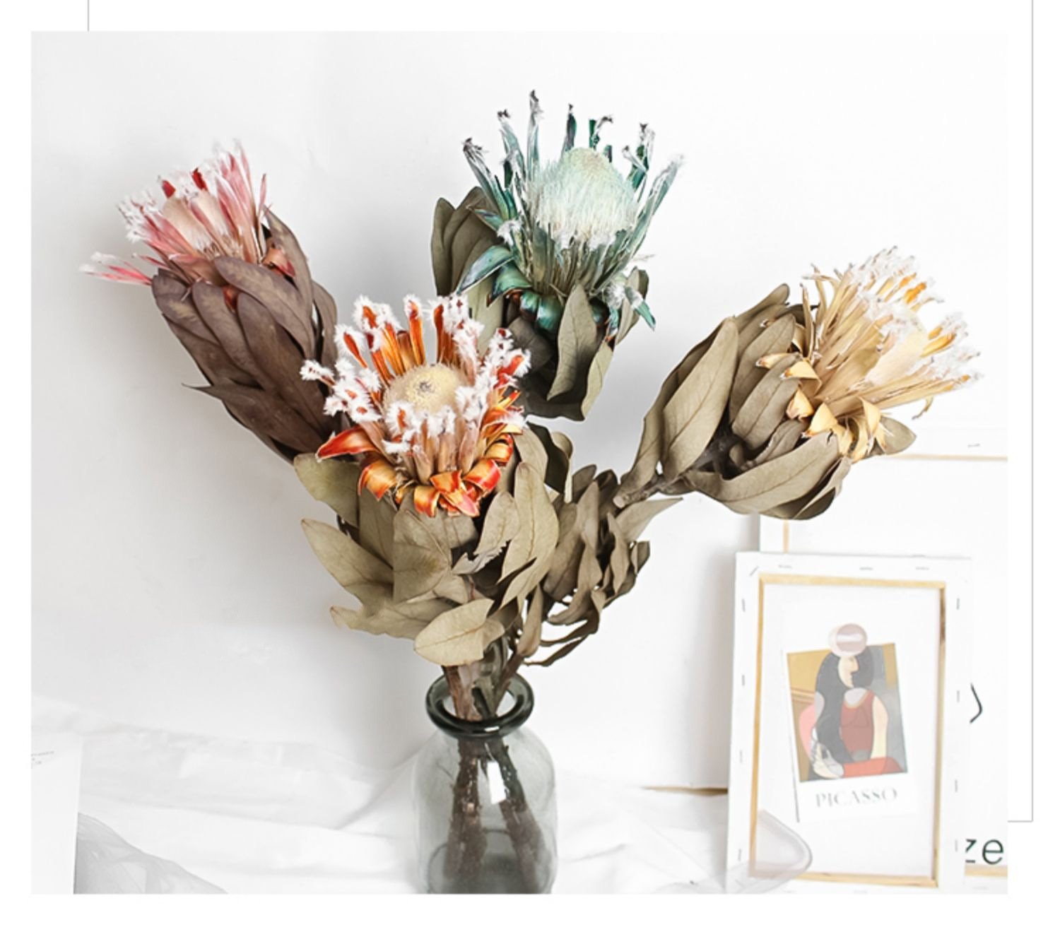 厂家直销公主干花花束 进口天然风干真花 家居装饰摆设永生花批发