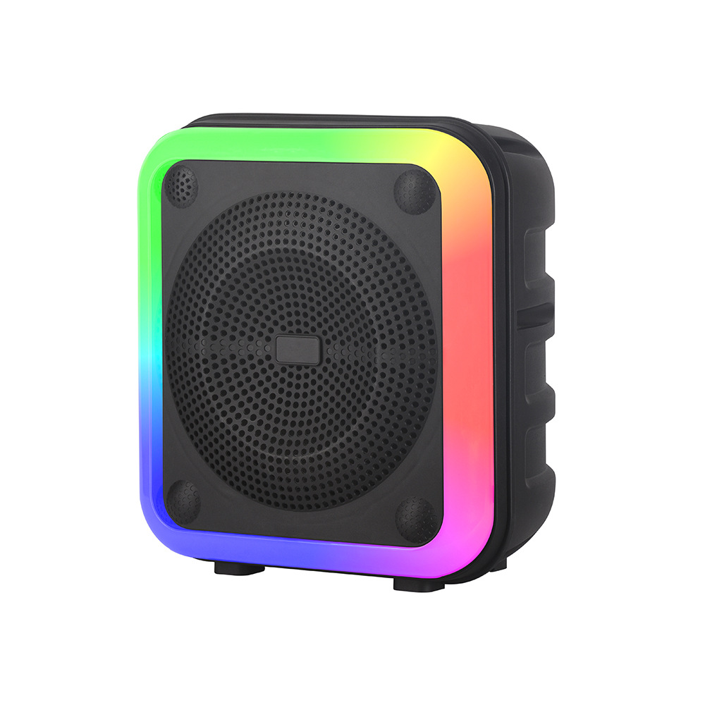 Chuangyin NDR-W12Q Single 12-Inch Outdoor Bluetooth Usb Speaker Square Dance High Power 20W Colorful Light Speaker