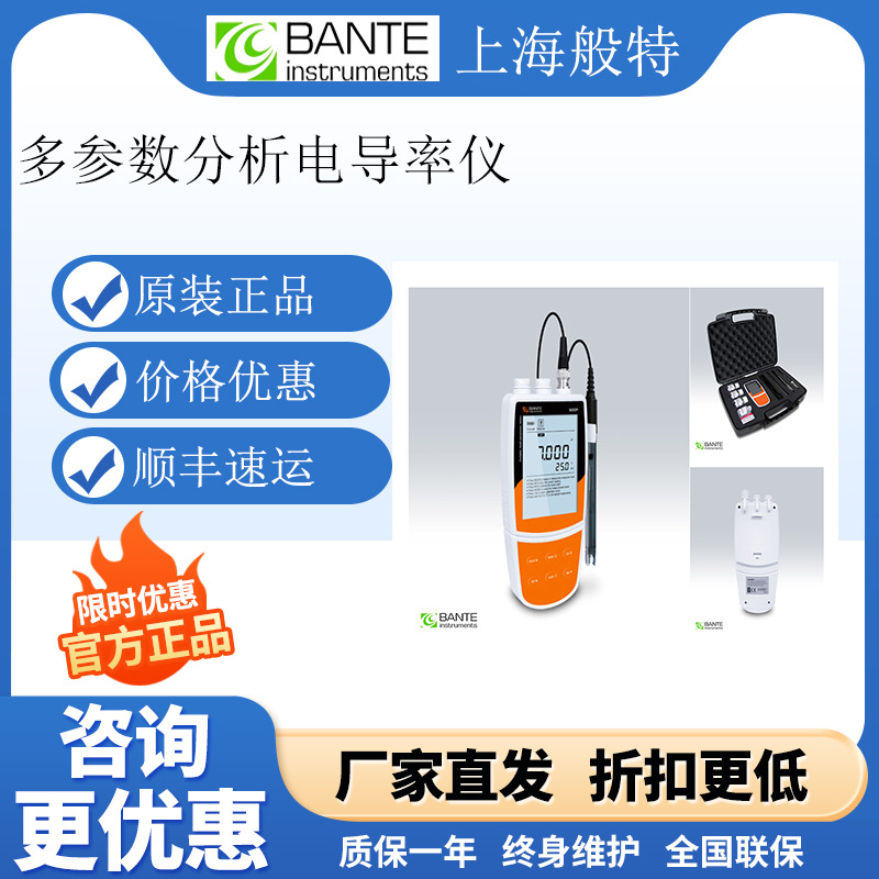 上海般特Bante900P-CN多参数水质分析仪电导率仪溶氧仪TDS盐度计