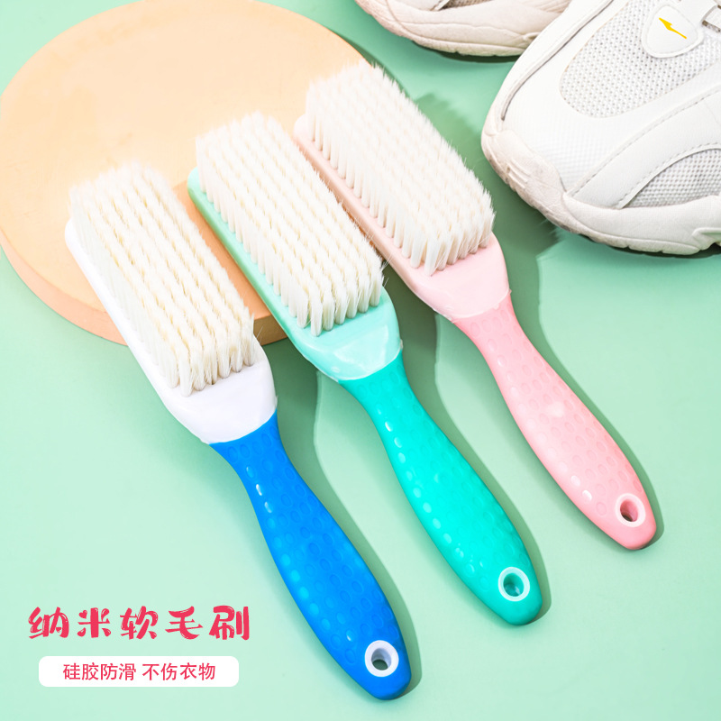 Shoe Brush Household Clothes Cleaning Brush Does Not Hurt Shoes Soft Fur Shoe Brush Shoes Wash Shoes Special Brush Long Handle Clothes Brush