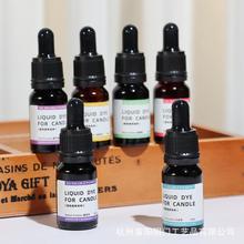 香薰蜡烛液体染料颜料调色手工diy自制蜡烛大豆蜡莫兰迪色素