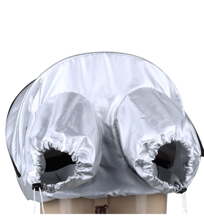 32n足浴盆木桶熏蒸布罩子罩蒸汽罩子桑拿罩保温套密封罩银色其他