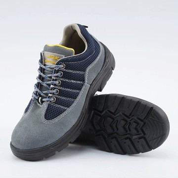 跨境劳保鞋男钢包头防砸防刺穿轻便透气防滑耐磨耐油耐酸碱工作鞋