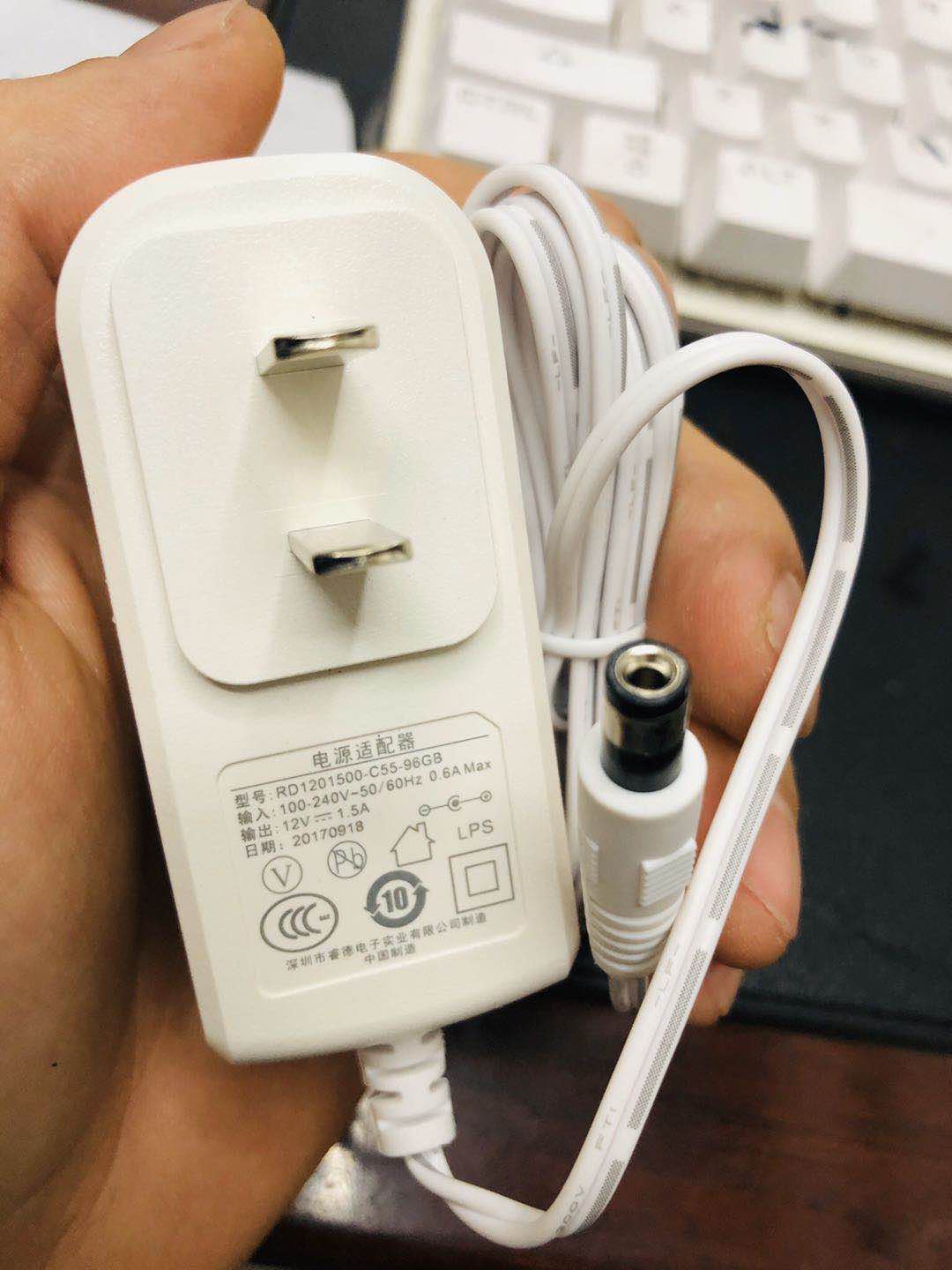 适用睿德 小米路由器3g专用适配器智能 12v1.