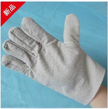 手套帆布手套手套帆布加厚复合劳保手套双层帆布