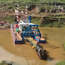 现货供应10寸绞吸式清淤船 浅海挖泥船小型河道挖泥船 绞刀抽沙船