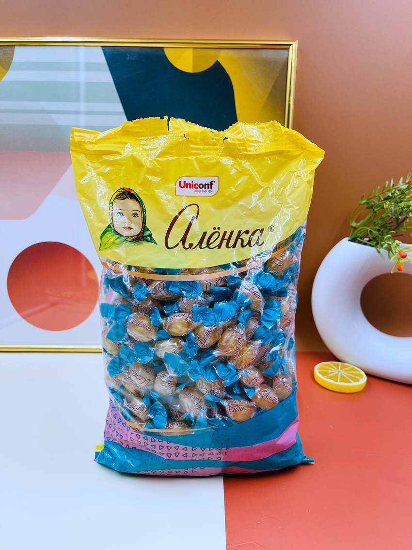 俄罗斯大头水果糖 夹心硬糖500克 荔枝 菠萝椰子味 奶味可代发