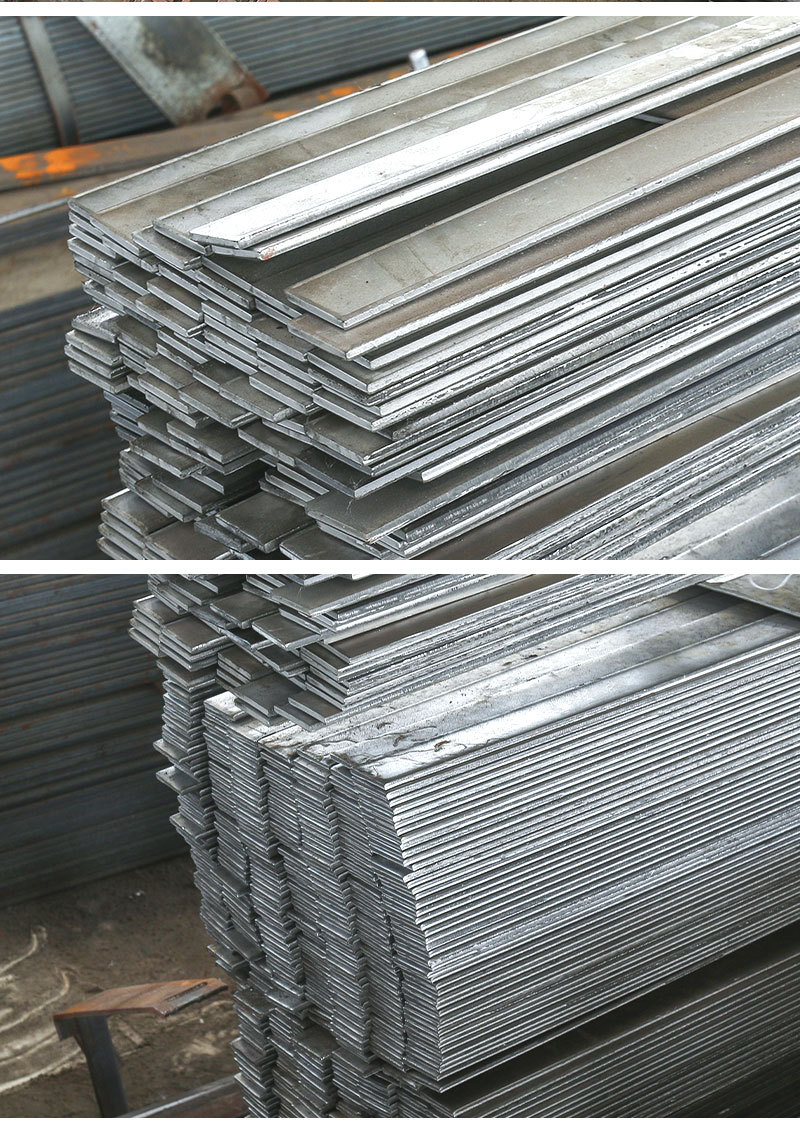 扁钢冷拉扁钢切割热轧扁铁厂家可镀锌定制加工q345b钢结构45#扁钢