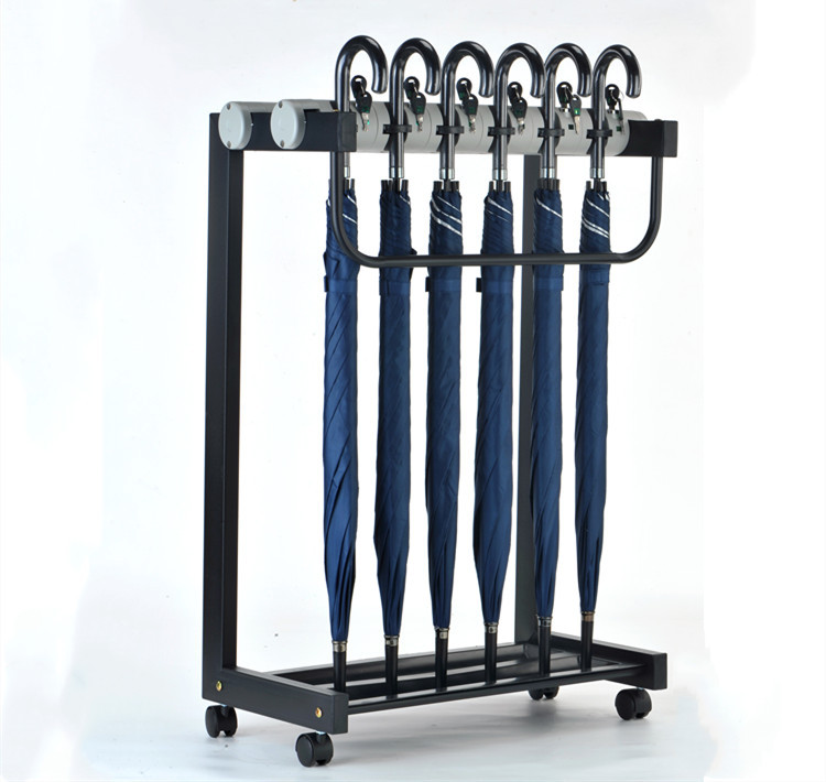 12头带锁雨伞架18 24 36头折叠伞收纳架广告伞架酒店银行商场大堂