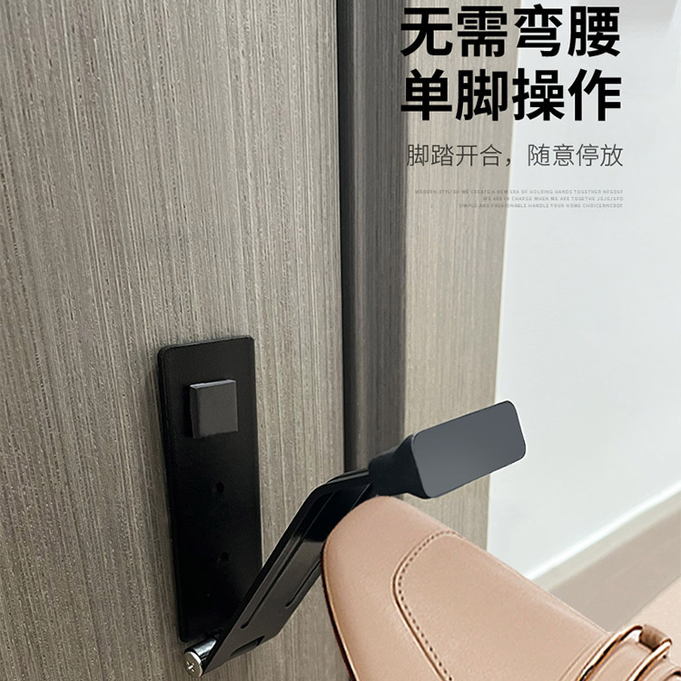 美易门阻器防风可调节脚踏门挡阻门器门挡器固定器门塞防盗堵门器