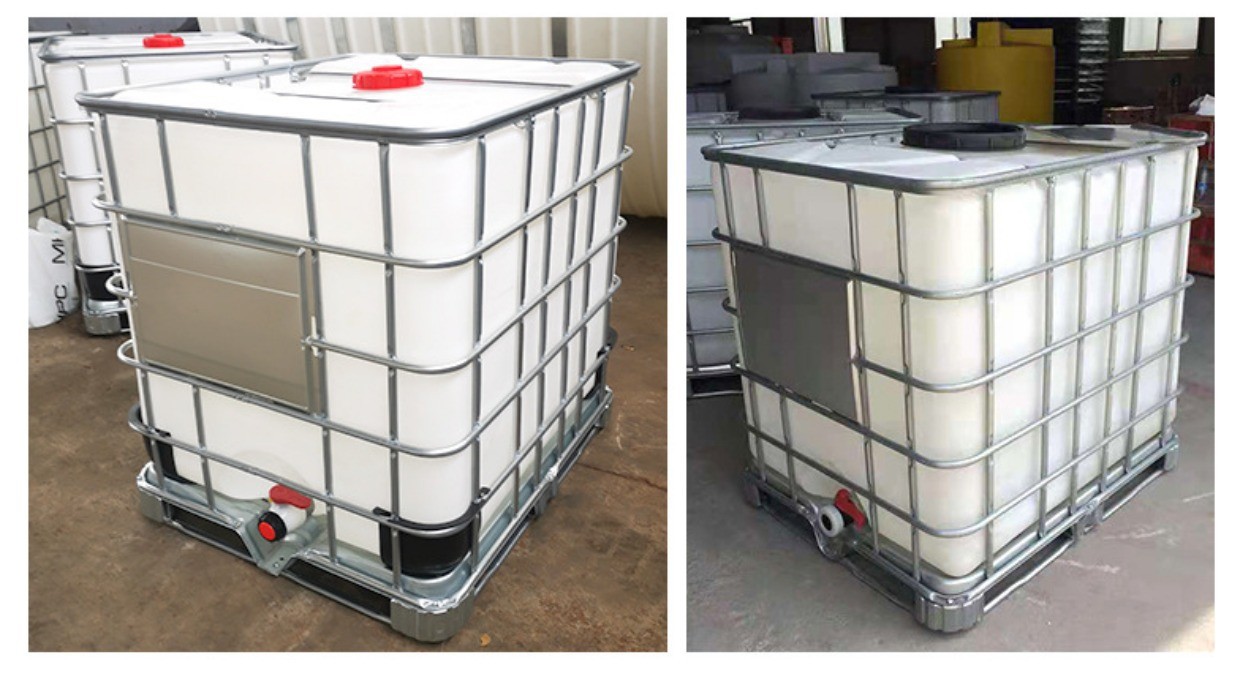 全新ibc吨桶方形塑料加厚集装桶危废液化学品机油储存1000l储水桶