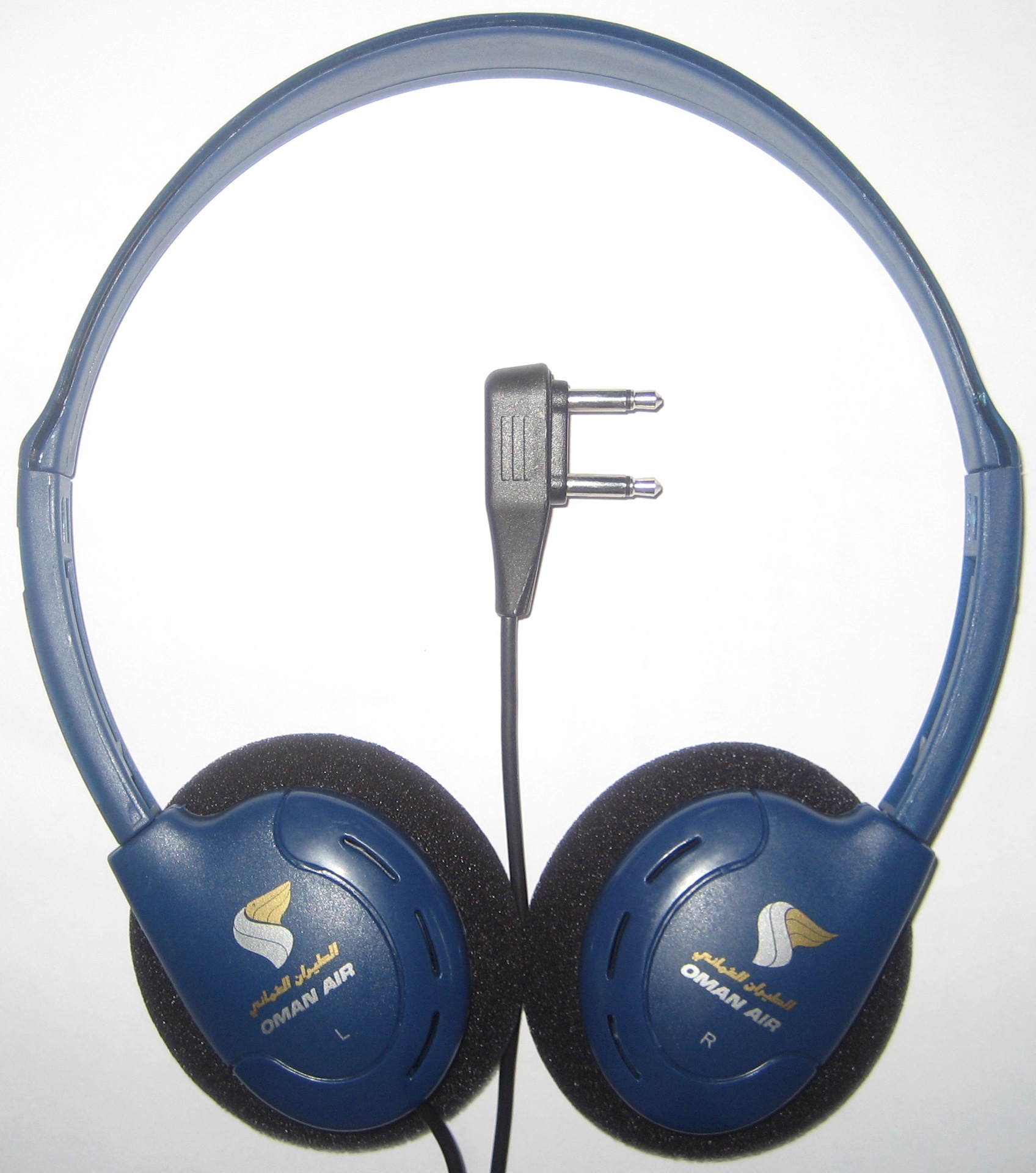 济舱头戴耳机航空机舱耳机阿曼航空公司头戴耳机航空头戴耳机