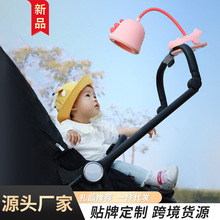 USB桌面电风扇家用充电长续航大风力婴儿驱蚊灯光台式迷你便携式