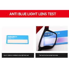 Retro Matte TR90 Anti Blue Light Glasses UV400 Men Office跨