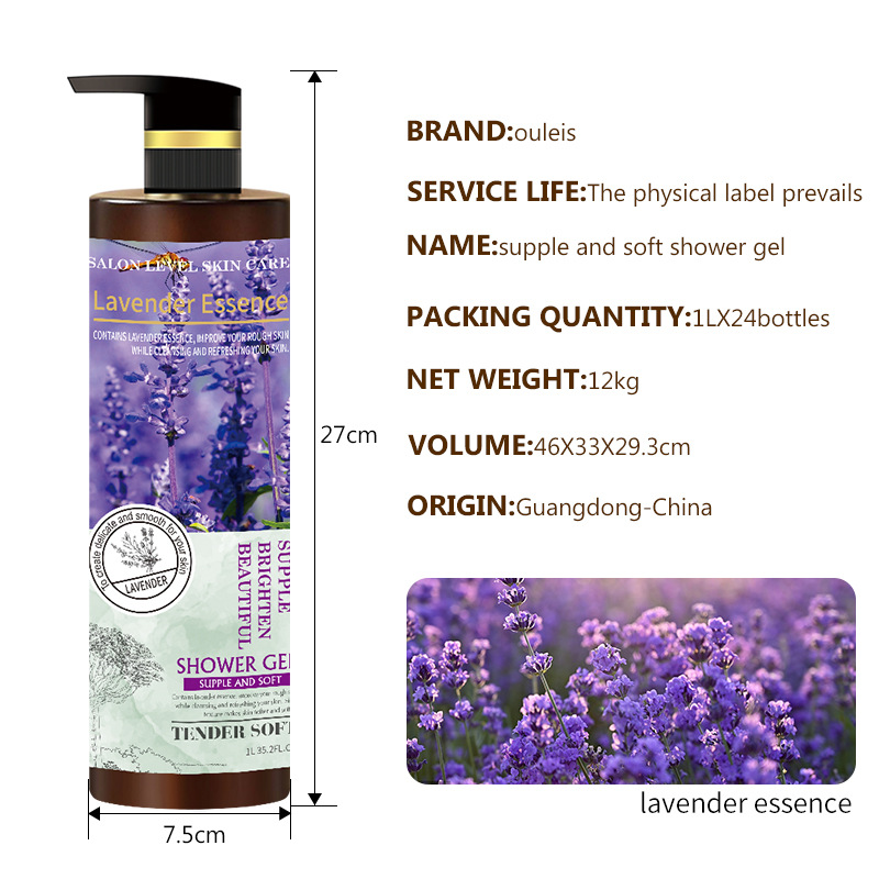 Foreign Trade Exclusive for Cross-Border Shampoo Ginger Coffee Bean Shampoo Shampoo Aloe Lavender Shower Gel