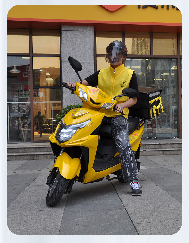 外卖送餐电动车72v电动摩托车长跑王续航王大功率爬坡电摩电瓶车