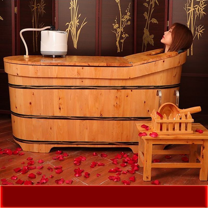 香柏木泡澡木桶沐浴桶泡澡盆洗澡木桶成人木质浴疗桶加厚浴缸