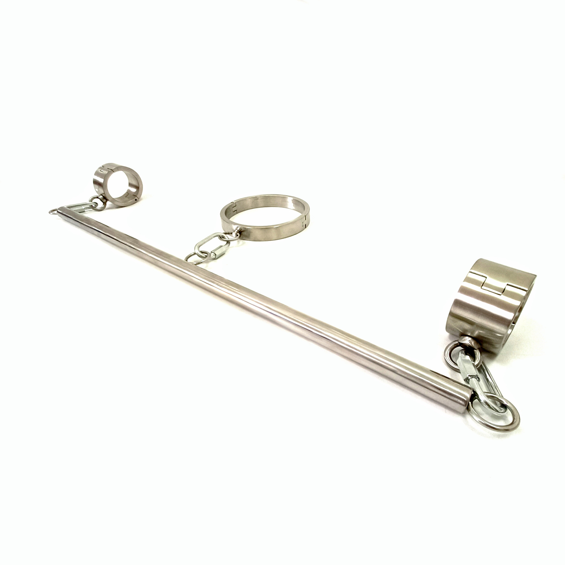 成人情趣用品批发不锈钢可拆卸手颈一字型枷-分男女用