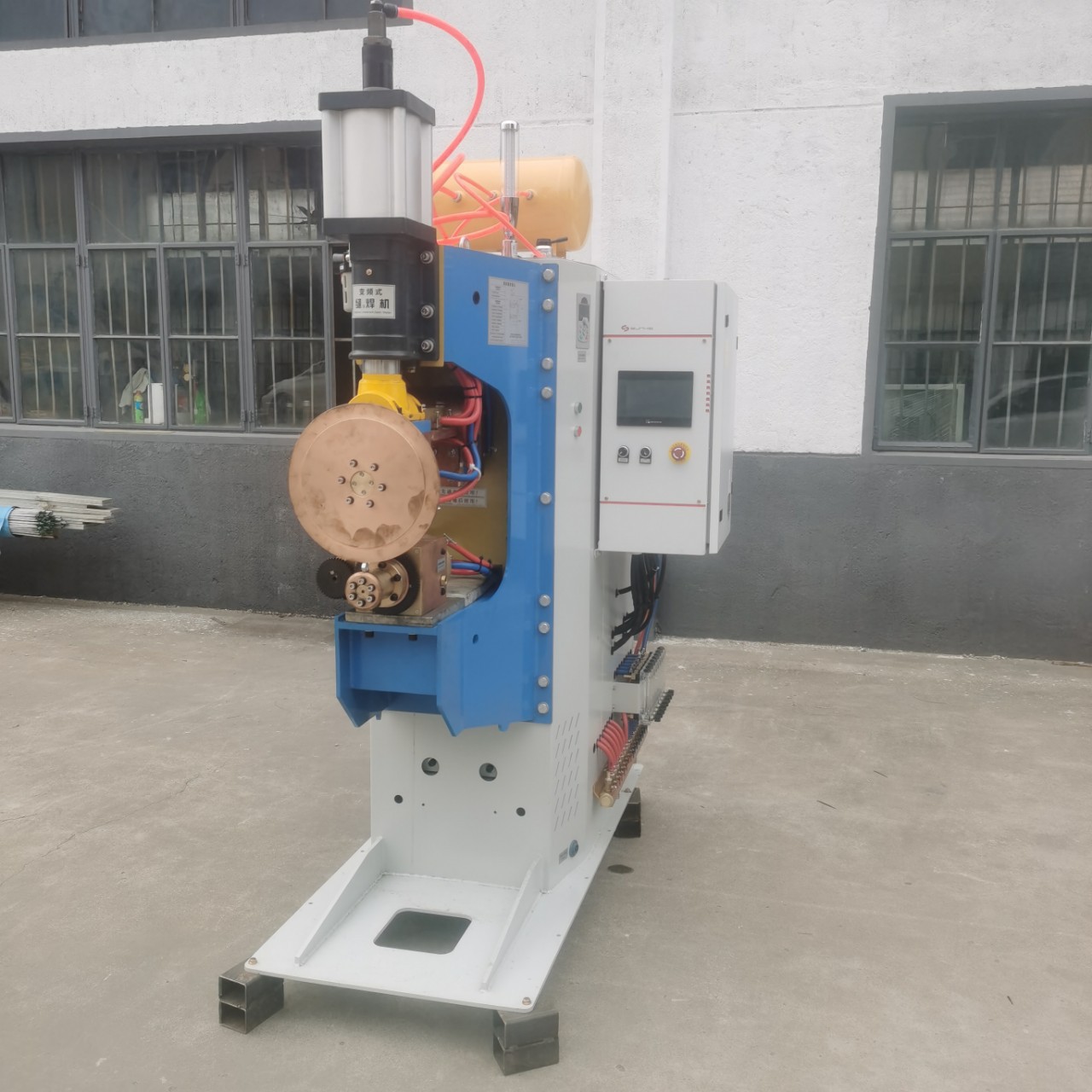 81成交0台变频环缝滚焊机 300kva不锈钢波纹管焊接设备 中频油箱滚轮