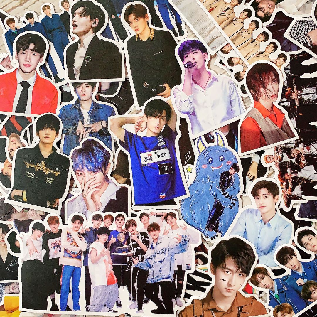 r1se手帐贴纸创造营周震南何洛洛焉栩嘉夏之光周边同款明信片贴画