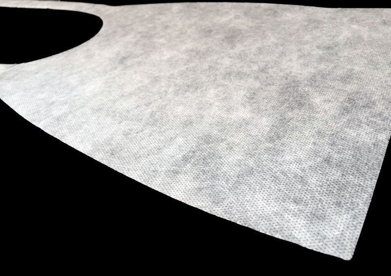 包邮一次性餐厅纸围裙吃龙虾西餐火锅螃蟹防油无纺布围兜100张特.