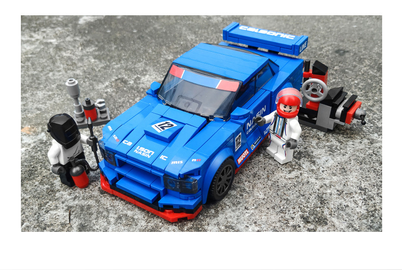 加致积木s牌儿童益智汽车玩具兼容乐高小颗粒拼搭男孩积木车礼品