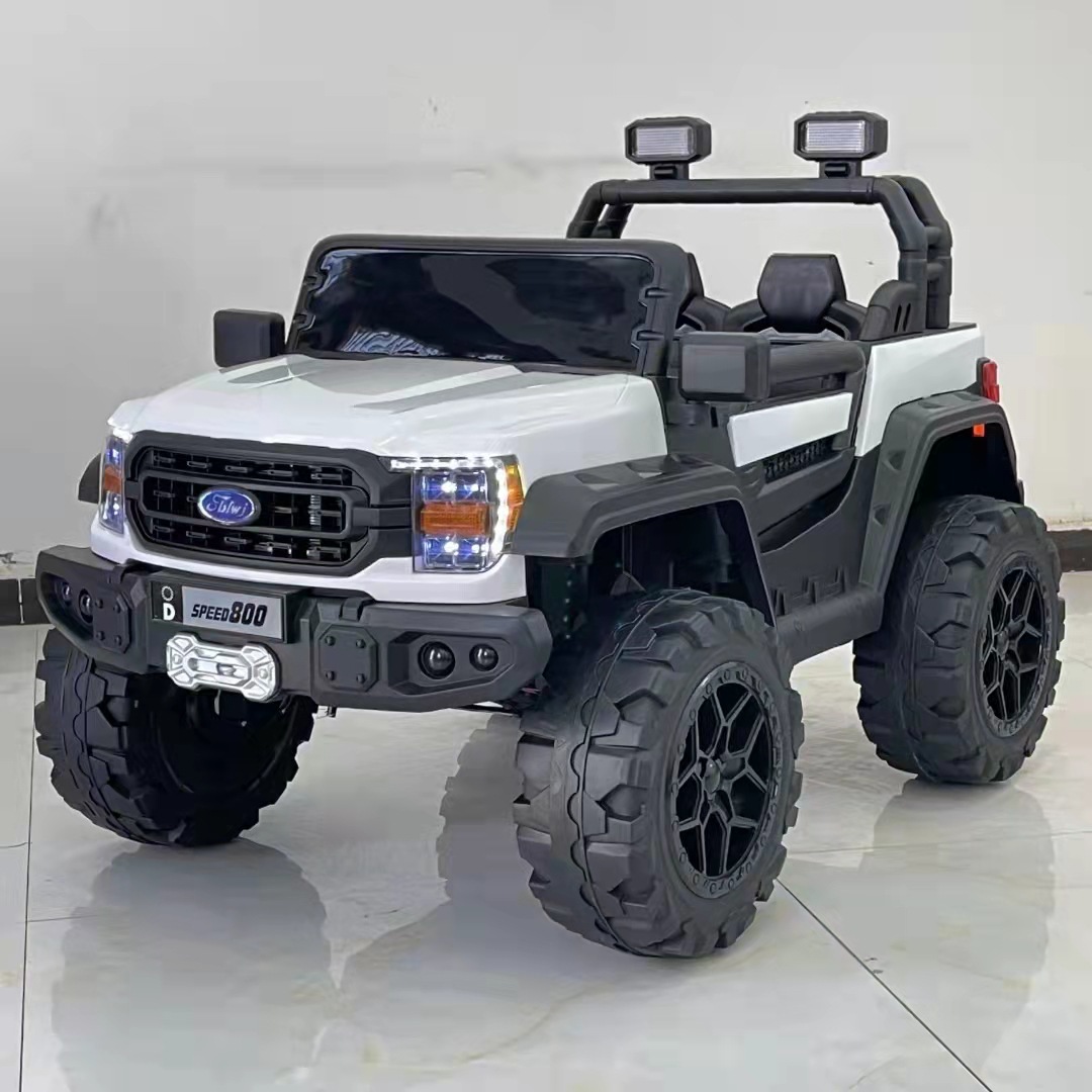 新款儿童电动车越野车小孩宝宝遥控玩具汽车可坐大人高端童车四轮