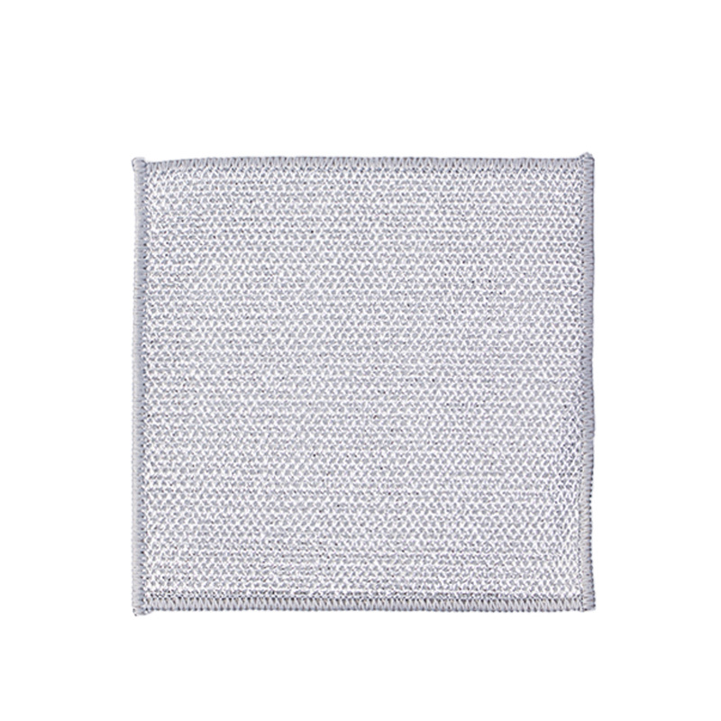 Steel Wire Dishcloth Daily Cleaning Cloth Mesh Oil-Free Rag Kitchen Stove Dishwashing Pot Cleaning Cloth Decontamination