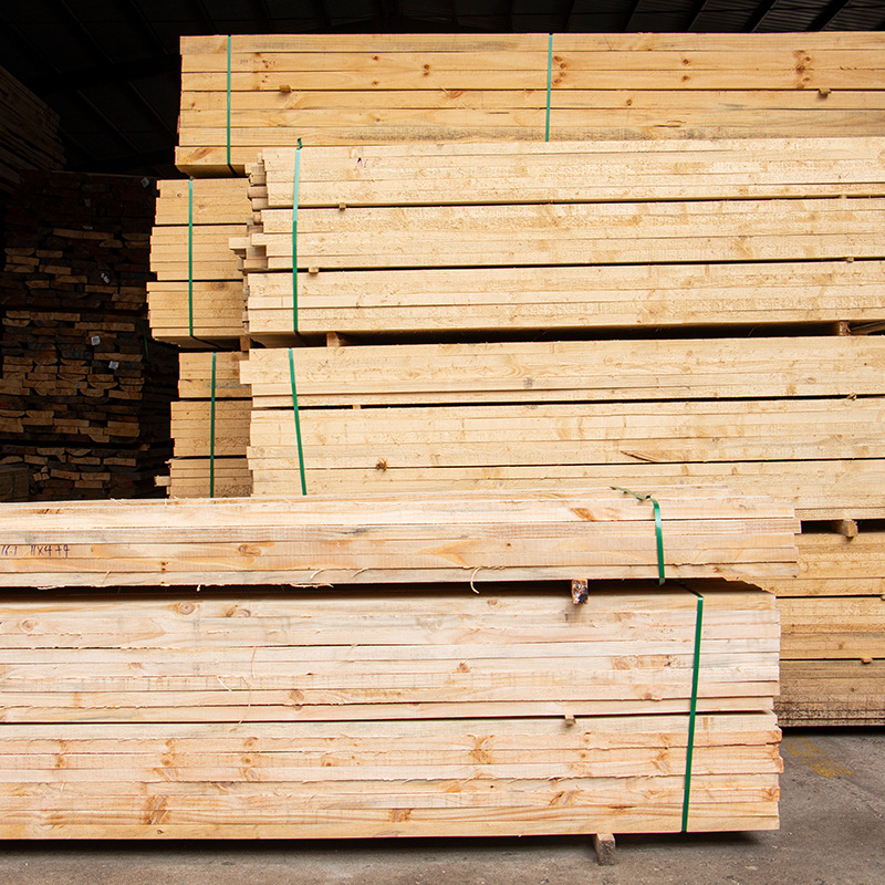 白松建筑木方  实木工程木 多规格白松烘干家装木方材料白松木材